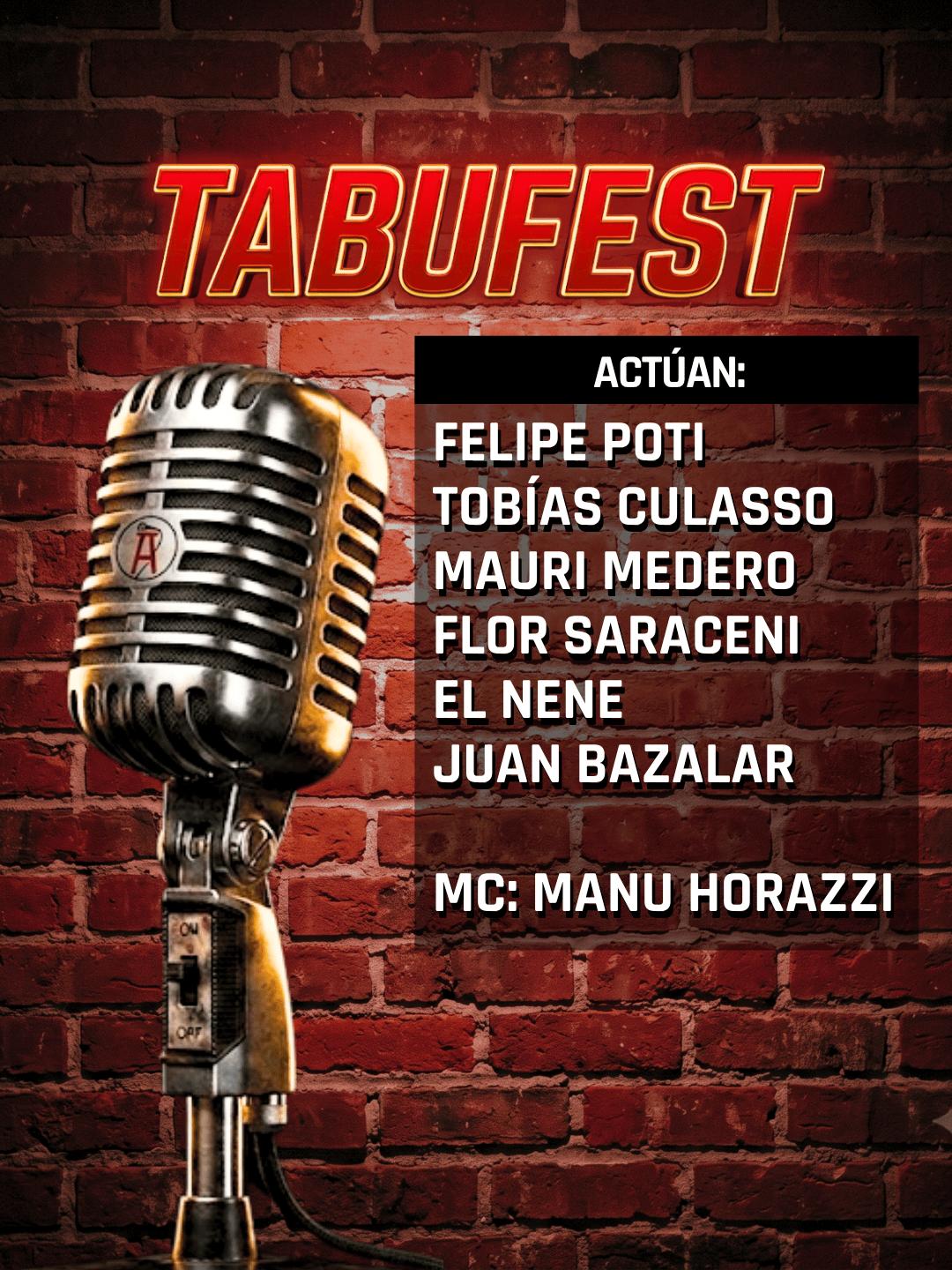TabuFest - Puro Stand Up Sin Pausa