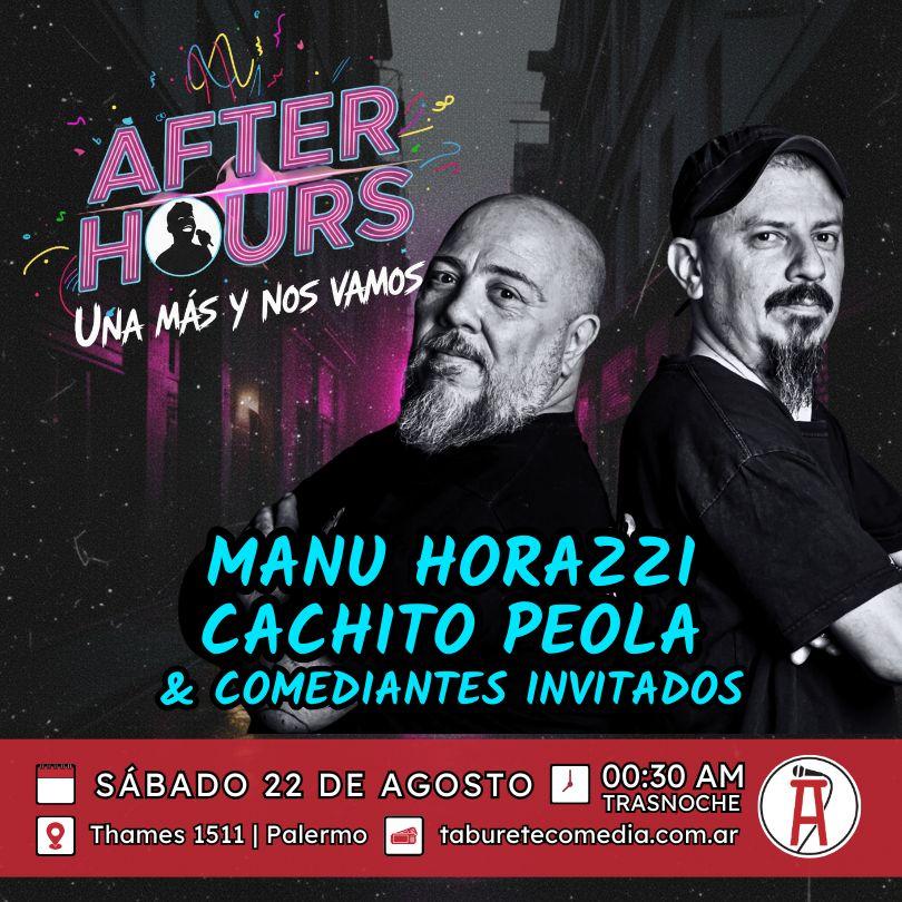 After Hours - Una Más y nos Vamos - Sábado 22 de Agosto 01:00am (Trasnoche)
