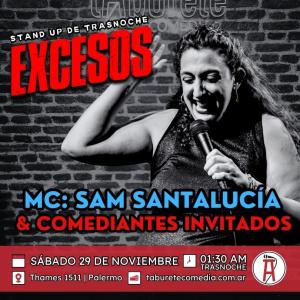 Excesos Stand Up - Humor de Trasnoche - Sábado 29 de Noviembre 01:30am (Trasnoche)