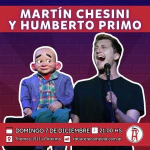 Martín Chesini en Taburete Club de Comedia - Domingo 7 de Diciembre 21:00hs