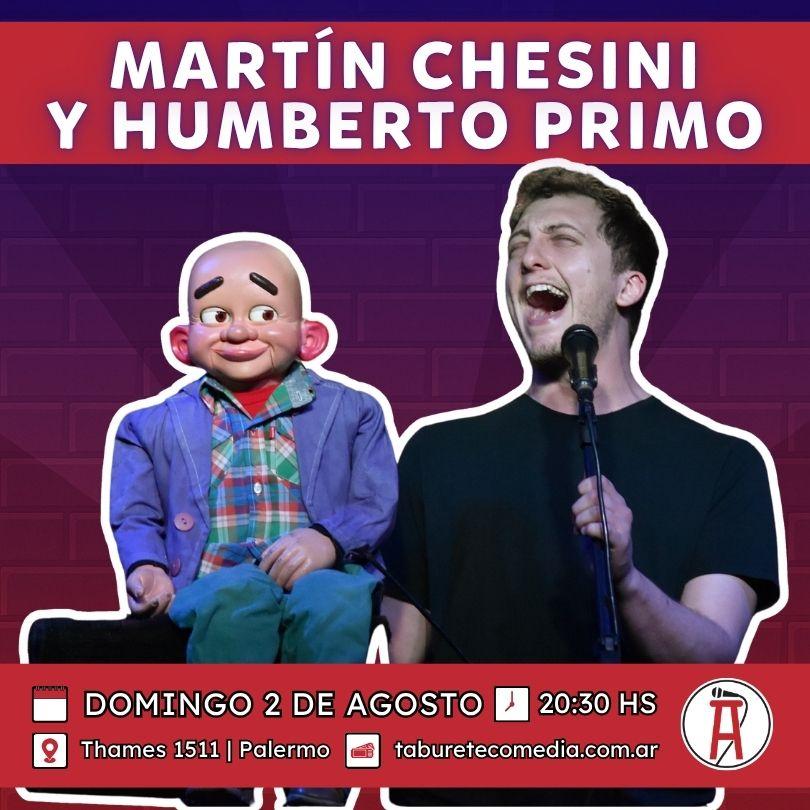 Martín Chesini en Taburete Club de Comedia - Domingo 2 de Agosto 20:30hs