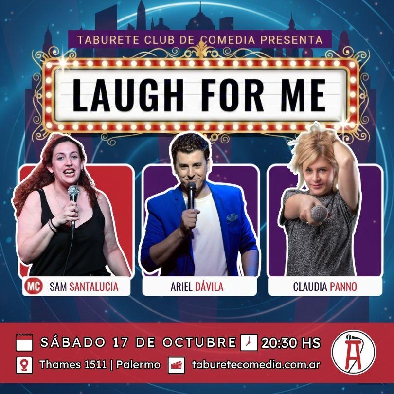 Show de Stand Up en Taburete Club de Comedia - Sábado 17 de Octubre 20:30hs