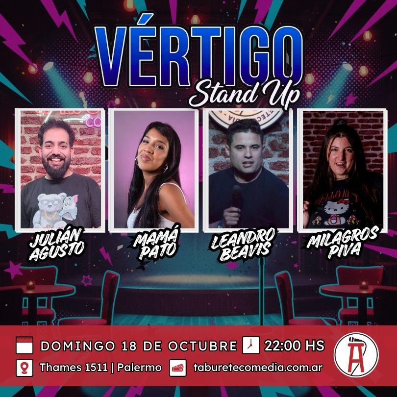 Show de Stand Up en Taburete Club de Comedia - Domingo 18 de Octubre 22:00hs