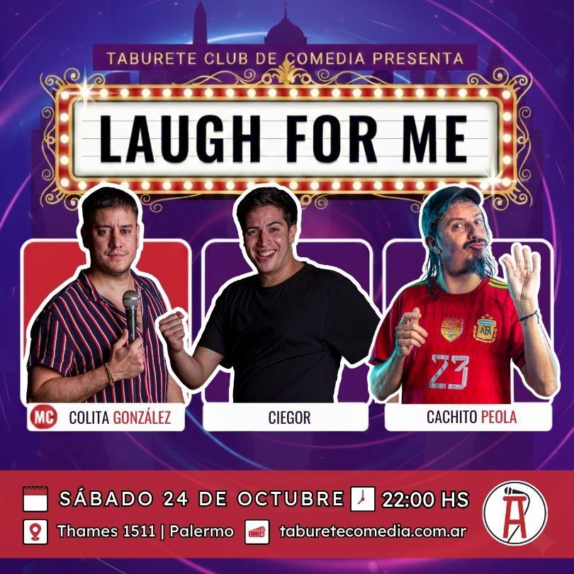 Show de Stand Up en Taburete Club de Comedia - Sábado 24 de Octubre 22:00hs