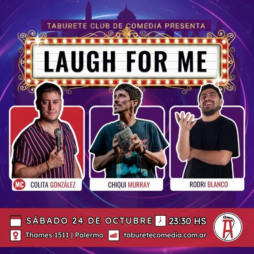 Show de Stand Up en Taburete Club de Comedia - Sábado 24 de Octubre 23:30hs
