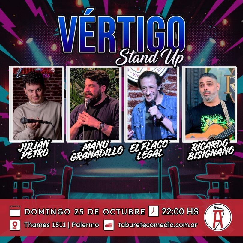 Show de Stand Up en Taburete Club de Comedia - Domingo 25 de Octubre 22:00hs