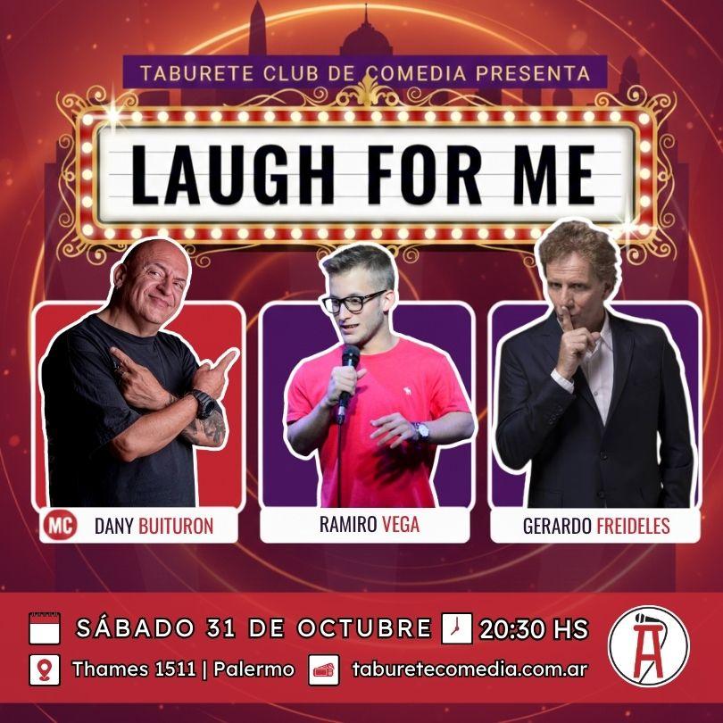 Show de Stand Up en Taburete Club de Comedia - Sábado 31 de Octubre 20:30hs